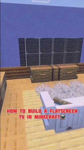 How To Build A Simple TV In Minecraft📺