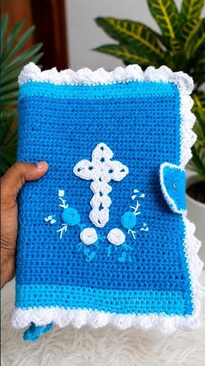 ✨ Handmade Crochet Bible Cover | Easy DIY Bible Sleeve | Christian Crochet Gift 📖🧶
