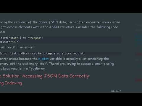 Understanding Schrodinger's JSON: How to Handle JSON Data as Both List and Dictionary in Python