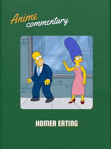 Homer Simpson Enjoys Sushi