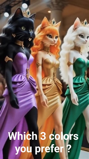 Stylish Cats Take Over the Runway | Cute Fashion Show for Boys & Girls 🐾👗