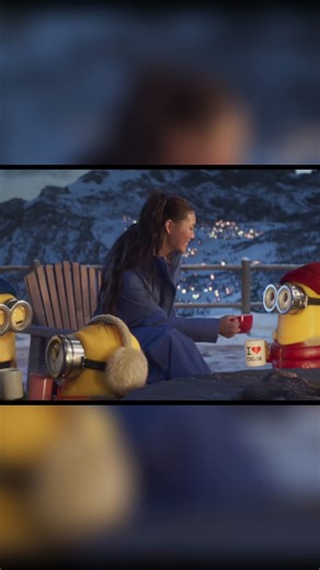 The minions take on the slopes with an Olympic superstar