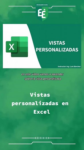 Vistas Personalizadas en Excel: Mejora tu Productividad