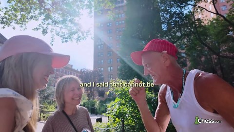 This park chess player couldn’t believe who sat down to play him