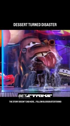 Blockbuster Toons on Instagram: "🎬Movie: Cars 2 (2011) 🍨Scene: The Wasabi Disaster 📖Summary: Mater mistakes wasabi for pistachio ice cream, piles on a mountain-sized scoop, and instantly regrets everything as chaos — and fire — follow. 🍿 The best animated & movie moments — straight from the big screen and meme world. 🎞️ We dig through the internet for the most iconic scenes and funniest edits, all in one place. 🎥 Watch. Laugh. Relive your favorite moments. 📩 DM us for credit or removal. #