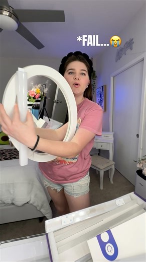 Well, this didn’t work…😭🙌 I just want cute vanity light 😩