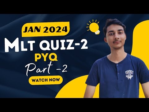 MLT Quiz 2 - Jan 2024 Term PYQ | Part 2 - Calculative Qn | Machine Learning Techniques by IITM
