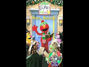 Elmo's World: Happy Holidays! (2002 VHS) (Higher Quality)