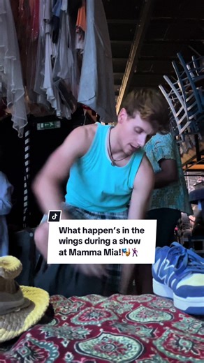 Costume Change Behind the Scenes at Mamma Mia! Theatre Show