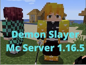 Minecraft Demon Slayer Mod Server|Free to Join!