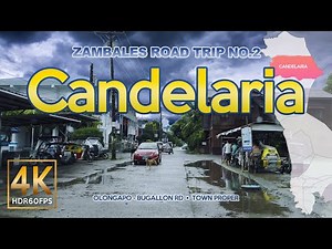A Serene Rainy Day in Candelaria, Zambales | Philippines | Driving Tour | 4K