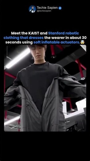 Meet the Self-Wearing Robotic Clothing Developed by KAIST & Stanford 🤯