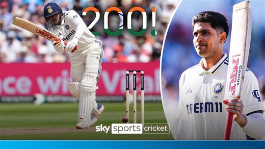 Shubman Gill falls for 269 after fantastic display at Edgbaston!
