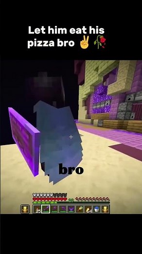 Flamefrags eating pizza what guarding 😭🥀 Minecraft Unstable Smp #shorts #edit