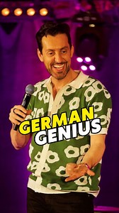 German IQ: Powered by logic, fueled by schnitzel #german #genius #maxamini #standupcomedy | Max Amini