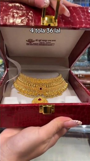 ✨ Beautiful Bridal Gold Necklaces 💛👑 | 3 Tola & 4 Tola Wedding Jewelry Sets #necklace
