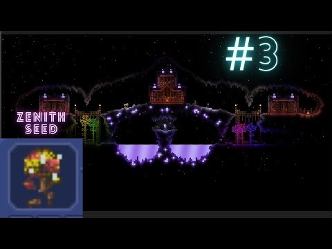 Shimmer Base Build! (Terraria Zenith Seed Playthrough Part 3)