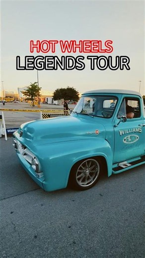 ✨ Super Clean 1955 Ford F100 Flareside Arriving at The Hot Wheels Legends Tour Louisville #truck
