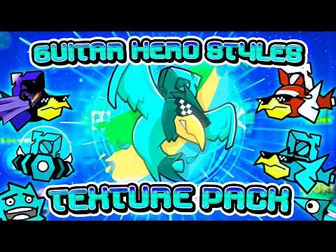 GUITAR ICON MIX TEXTURE PACK! + 150 ICONS Y PARTICULAS (Android & Steam) | Geometry Dash 2.207