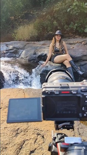 Behind the scenes of fashion model video shoot #behindthescenes #fashionmodel #glamour #modelshoot