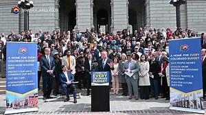 Today, I stand here with an incredible group of leaders from around our state to take historic action to address Colorado's housing crisis | Governor Jared Polis
