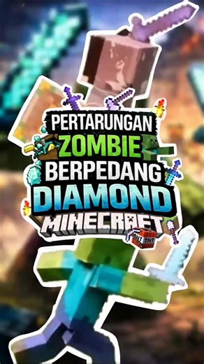 Zombie Berpedang Diamond - Papercraft Minecraft #fyp #fypシ #minecraft #minecraftindonesia #shorts