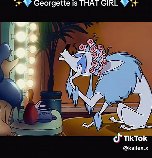 Georgette's Glamorous Life in Oliver and Company