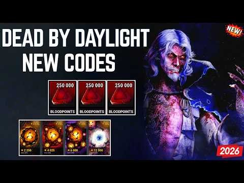 DBD Codes April 2026, Dead by Daylight Free Bloodpoints Redeem Code Free Skins Charms