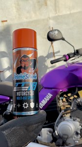 Prevent rust 🔸 Cleans 🔸 Lubricates 🔸 Protects 🔸 Repels moisture. 🐵 TT78 does it all. #trutension #motorcycle #moto #maintainence #biker #bike #bikemaintainence #bikerlife #motorbike | Tru-Tension