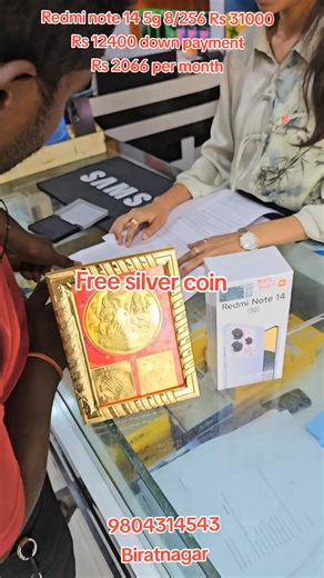 📲 Hello! Balaji Mobile मा तपाईंको हार्दिक स्वागत छ 🙏 अब 📱 किस्ताबन्दीमा सबै कम्पनीका मोबाइलहरू उपलब्ध छन्! 💰 ४०% मात्र डाउनपेमेन्ट 🪪 २ जना नागरिकताको फोटोकपी 🖼️ २/२ वटा फोटो आवश्यक 📞 सम्पर्क गर्नुहोस्: 977 9804314543 📍 Balaji Electronics – जल्ला चौक, बिराटनगर ✨ मोबाइल किन्नुहोस्, उपहार पनि पाउनुहोस्! 🎁 | Balaji electronics