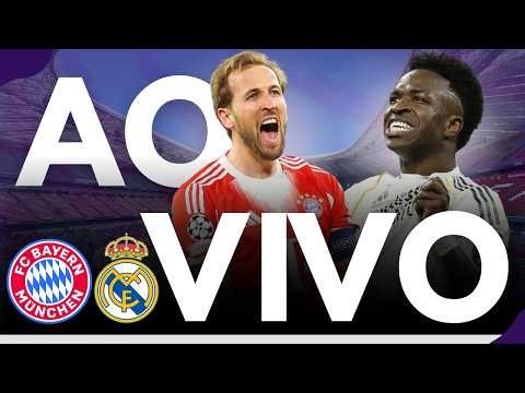 BAYERN x REAL MADRID AO VIVO HOJE 🇩🇪 CHAMPIONS LEAGUE | QUEM AVANÇA PARA A SEMIFINAL?