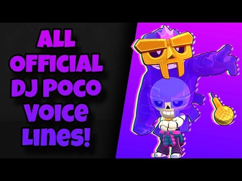 DJ Poco Voice Lines | Brawl Stars