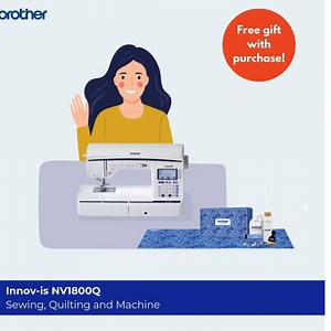 2.1K views | Let your imagination take over with the Brother Innov-is NV1800Q computerised sewing and quilting machine - on special now!螺 Find out more about this machine below:  8.3" workspace 290 Built-in Stitches 10 one-stepbuttonholes 7 sewing feet included Pivot function Automatic height adjuster Want to find out more about the promo running for this machine? Check out the link in our bio!  | Brother Australia | Facebook