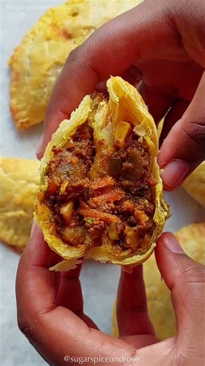 Beef Patties at home no puff pastry