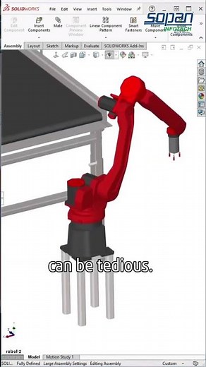 Stop dragging components manually—work smarter with the SOLIDWORKS Mate Controller! ⚙️