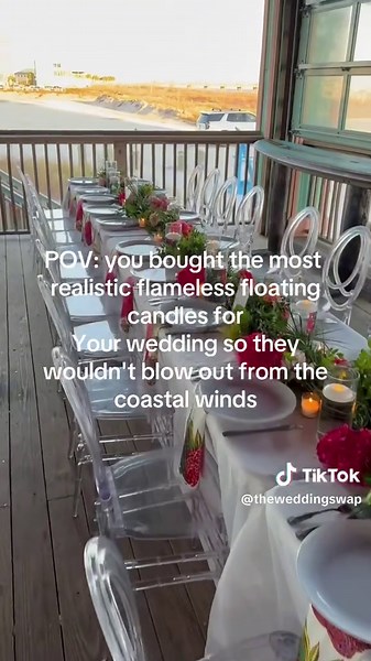 Beautiful and practical #weddingtips #weddingplanning #weddingreception #weddingdecor