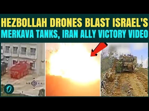 ‘No Escape’: Hezbollah Drones PENETRATE Israeli Tanks From Inside, Massive Destruction Caught On Cam