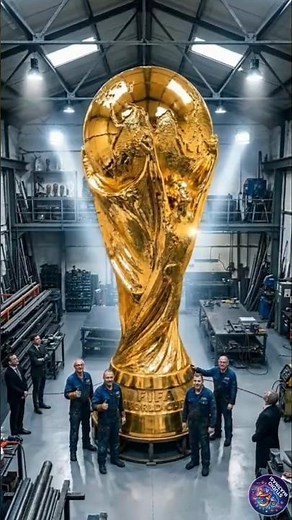 Epic Timelapse: Building a Giant World Cup Trophy from Scratch