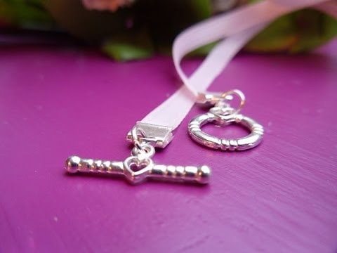 How to Attach Ribbon Ends -- Make Your Own Ribbon Necklace!
