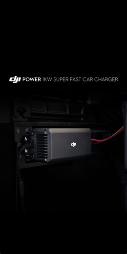 12K views · 100 reactions | Introducing the DJI Power 1kW Super Fast Car Charger⚡ Delivering up to 1000W of ultra-fast charging on the go, it takes only 78 minutes to charge 1024 Wh. With bidirectional power supply, it not only expands your car battery’s capacity but also prevents battery drain by recharging it as needed.  #DJI #Power #Charger | DJI | Facebook