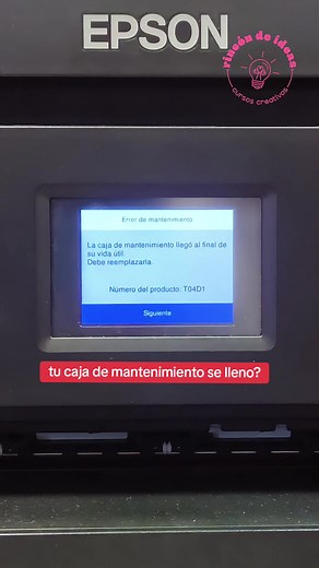 Cambiar Almohadillas y Chip de Epson | Mantenimiento de Impresoras
