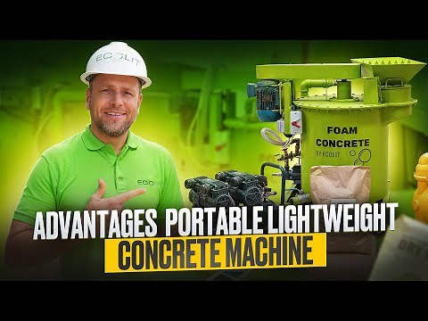 Advantages of the ECOLIT portable lightweight concrete machine