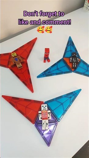 Unboxing Mini Minecraft Characters! ⛏️💎 #minecraftlife