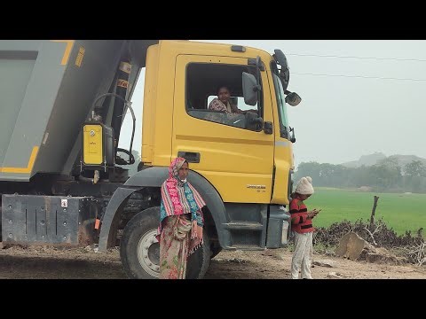 This is my first time in a truck.