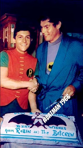 #AdamWest #BurtWard discusss #playtime behind the #scenes of the #1966 #Batman #TV #show.