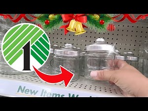 BRILLIANT Way To Use A DOLLAR TREE Jar + Christmas Crafts