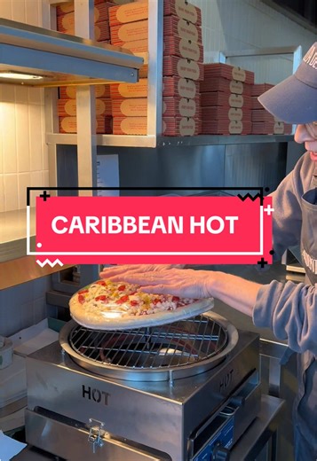 Caribbean Hot Pizza Delivery Featuring Jerk Spice