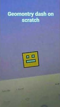 How to Make a Geomontry Dash in Scratch-No Glitches!