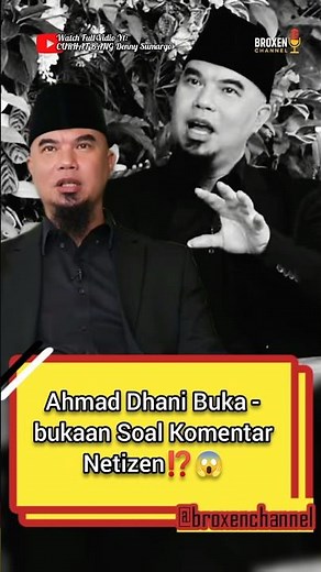 AHMAD DHANI OPENS UP ABOUT NETIZEN COMMENTS⁉️.