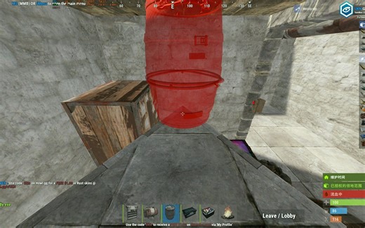 Rust TC桶箱摆放教程、塞7个桶箱2个小箱子